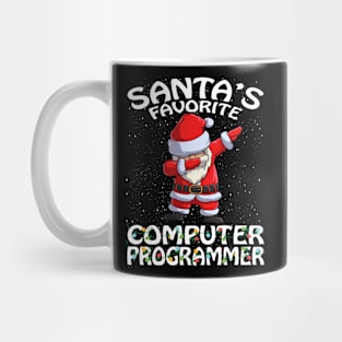 Santas Favorite Computer Programmer Christmas Mug